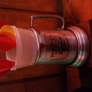 Darts come in this cute cup