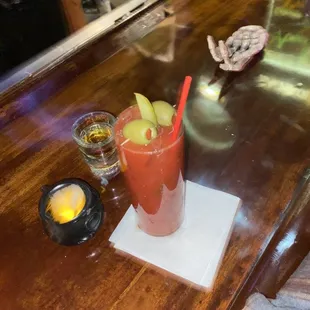 Bloody Halloween goodness #pickledvodka #lowkeydive