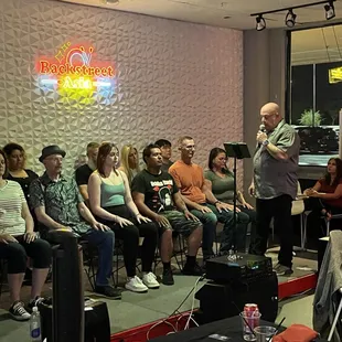 Comedy Hypnosis show.  This was a sold out show and was great.