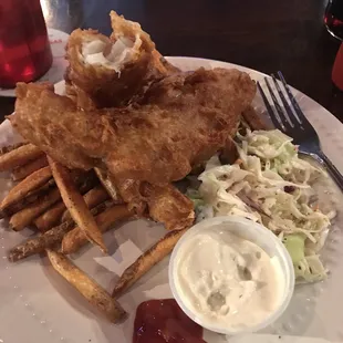 fish and chips, seafood, food, fish