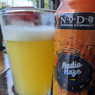 A very tasty, grapefruit, hazy IPA in a sixteen ounce can.