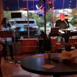 band playing
