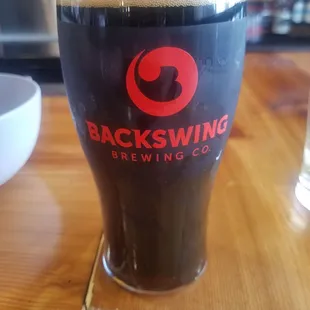 This is the gunslinger.. oatmeal stout &amp; james arthur cider. Two thumbs up!!