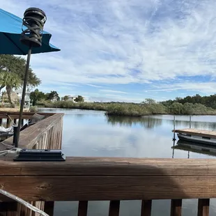 View from the outdoor seating