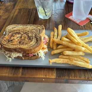 Reuben and fries