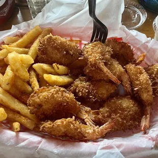 Coconut Shrimp Basket