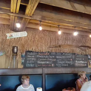 Beer board.