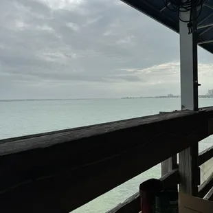 Outside seating view