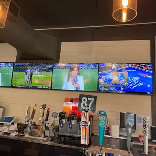 TVs at the Bar