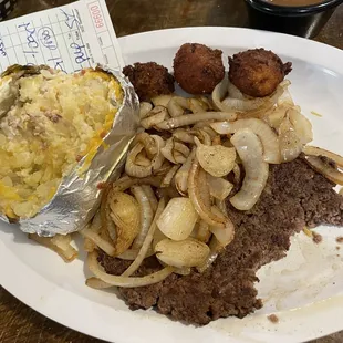 14oz Hamburger steak