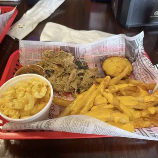 Slow Smoked Pulled Pork Dinner