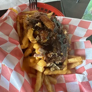 Loaded Fries with Pork