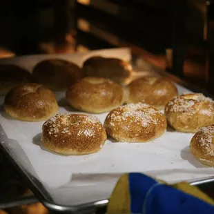 baking in the oven