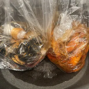 1lb shrimp and 1ld Mussels