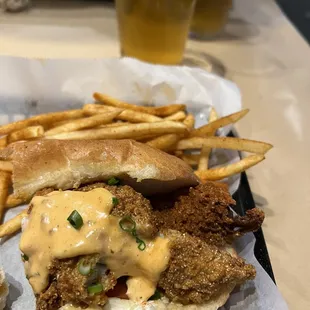 Po Boy Catfish was perfectly cooked