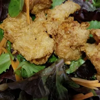 Fried Shrimps Salad