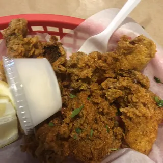 Oysters Fried Basket 4 Large Pcs