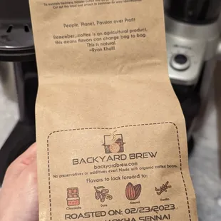 The back of each bag of beans is very helpful with the flavor profiles.