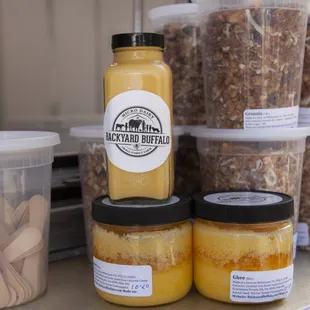 Mango Lassi and Garlic Ghee