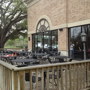 Patio seating area