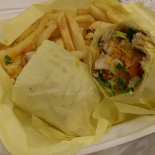 Cajun Chicken Wrap