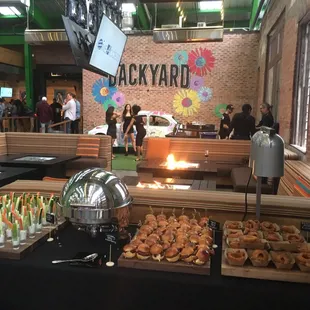 Small appetizer buffet