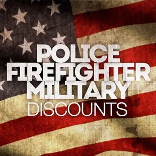 10% discount for military and first responders