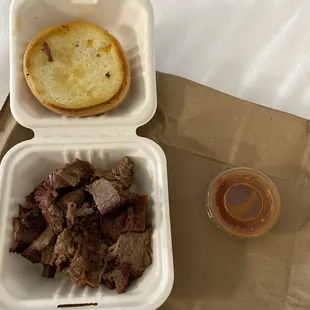 Brisket sandwich