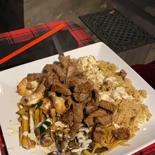 Amazing! Steak and shrimp