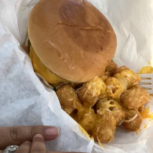 The backyard burger !
