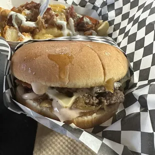 Swiss Mushroom Burger