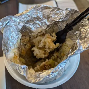 Veggie Papa Loca - lots of potato!