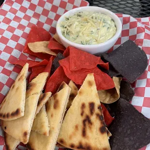 Spinach and Fighting Artichoke Dip