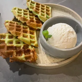 Pandan Waffle