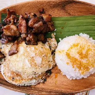 Tocino , Garlic Rice and 2 Eggs