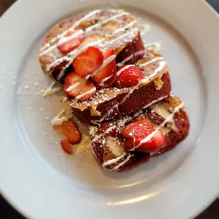 Red Velvet French Toast