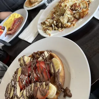 Nutella Banana Waffle