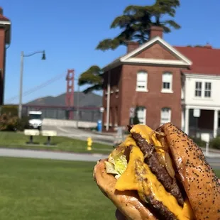 The bacon double cheeseburger