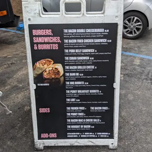 Menu. Fri evening outdoor movie event 2021-10-22