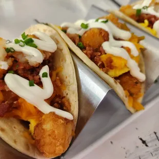 NEW BREAKFAST TACOS