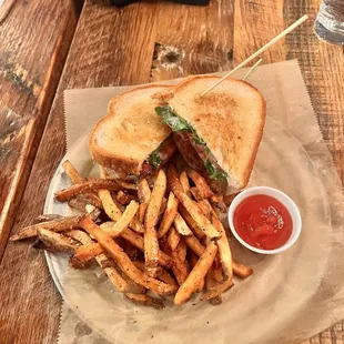 House BLT and fries