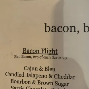 Bacon flight...gotta try that!!!