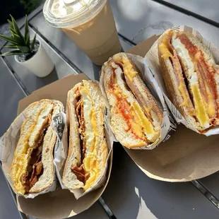 Bacon Egg'n cheese and a Nj pork roll