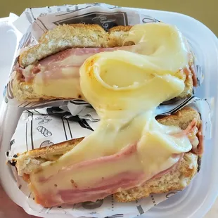 A Chilean Barros Jarpa Sandwich with perfectly melted Gouda. It's addicting!