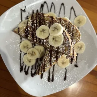 Nutella Stuffed French Toast
