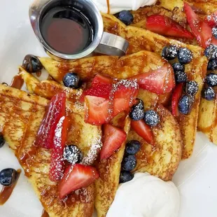 Boozy French Toast with bacon bourbon caramel