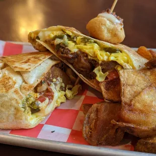 Grilled Huevos Rancheros Wrap
