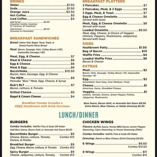 Menu - Breakfast / Lunch / Dinner - DoorDash