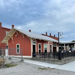 the outside of the building