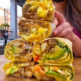 Breakfast Burritos. To Go, Delivery or eat in-restaurant. Breakfast and brunch.